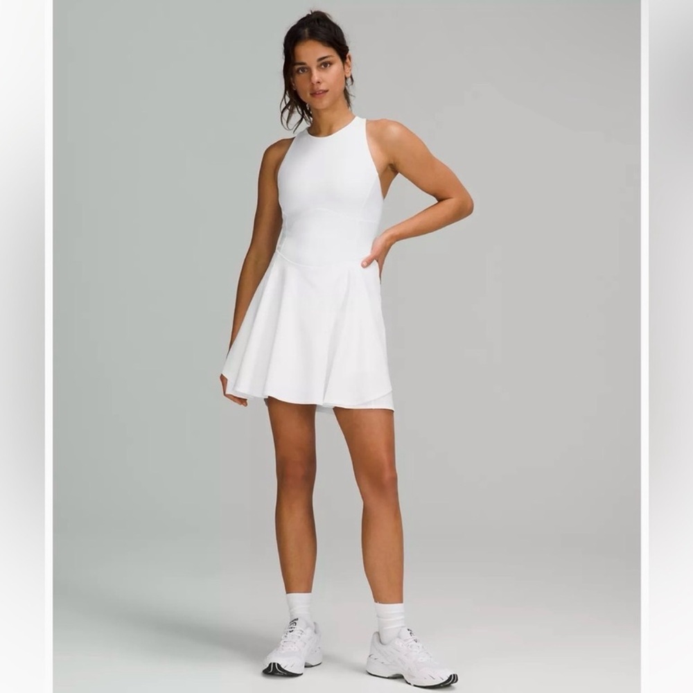 lululemon athletica White Racerback Tennis Dress